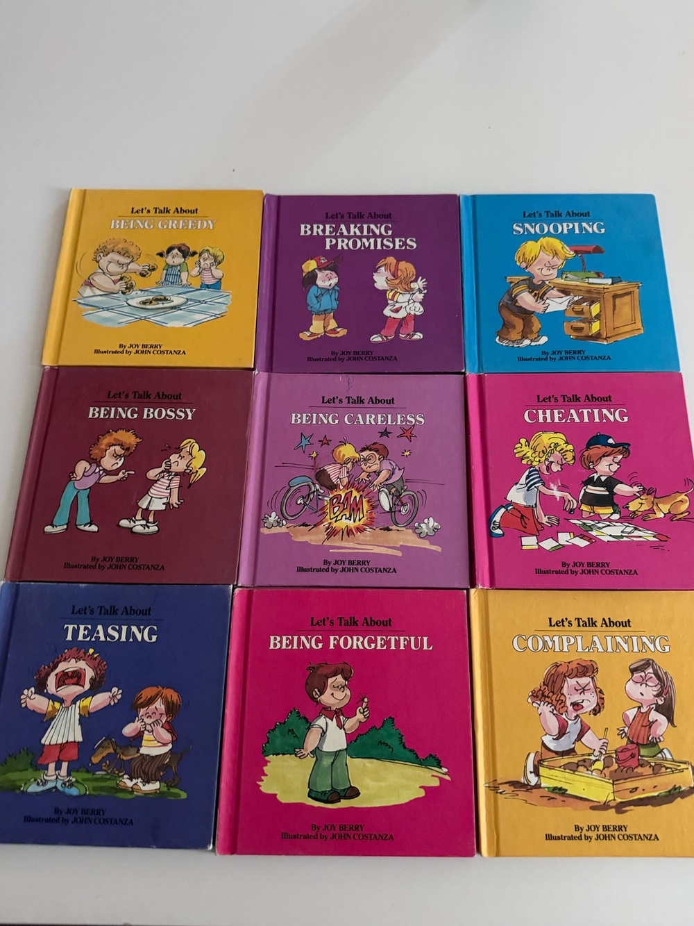 Joy berry 1982 “ lets talk about” set of 9 books